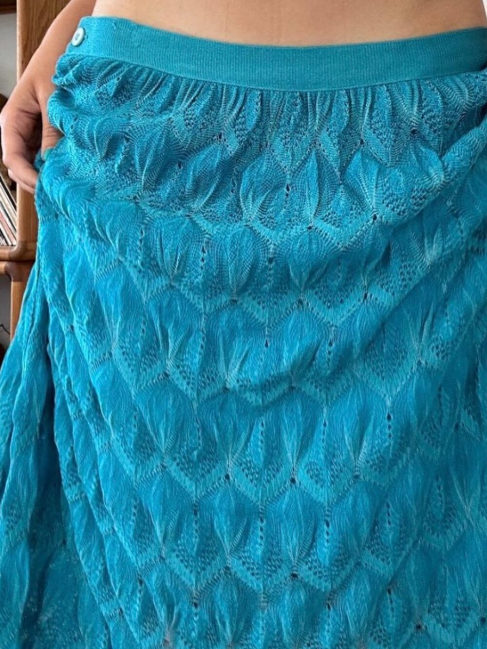 Blue Missoni Midi Skirt - Picture 2 of 4